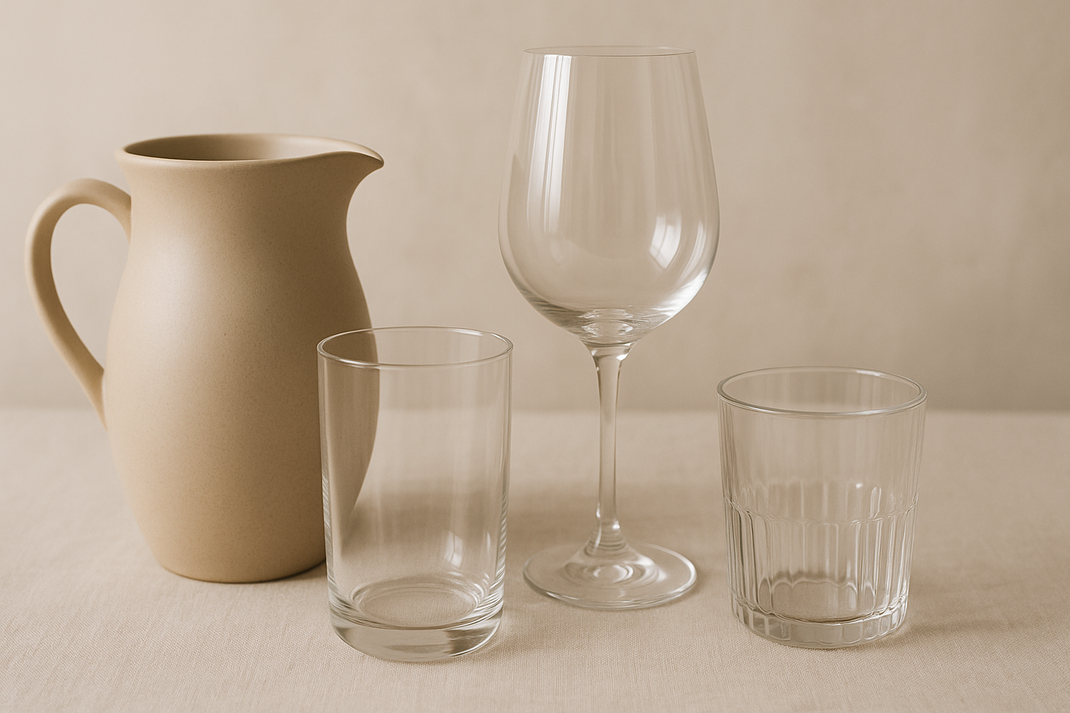 Jarras, Copas y Vasos