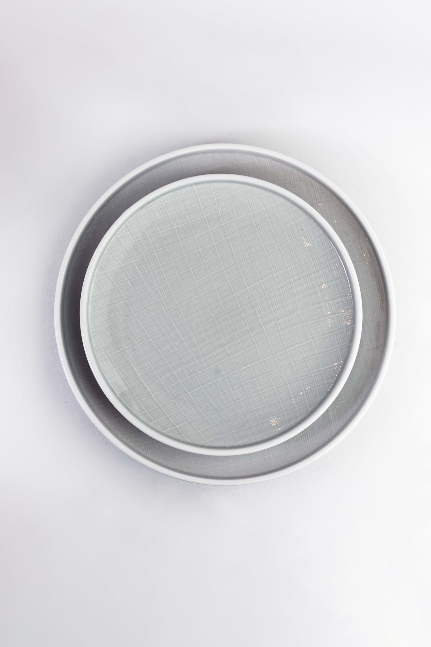 Platos Annie Gris 18 pz