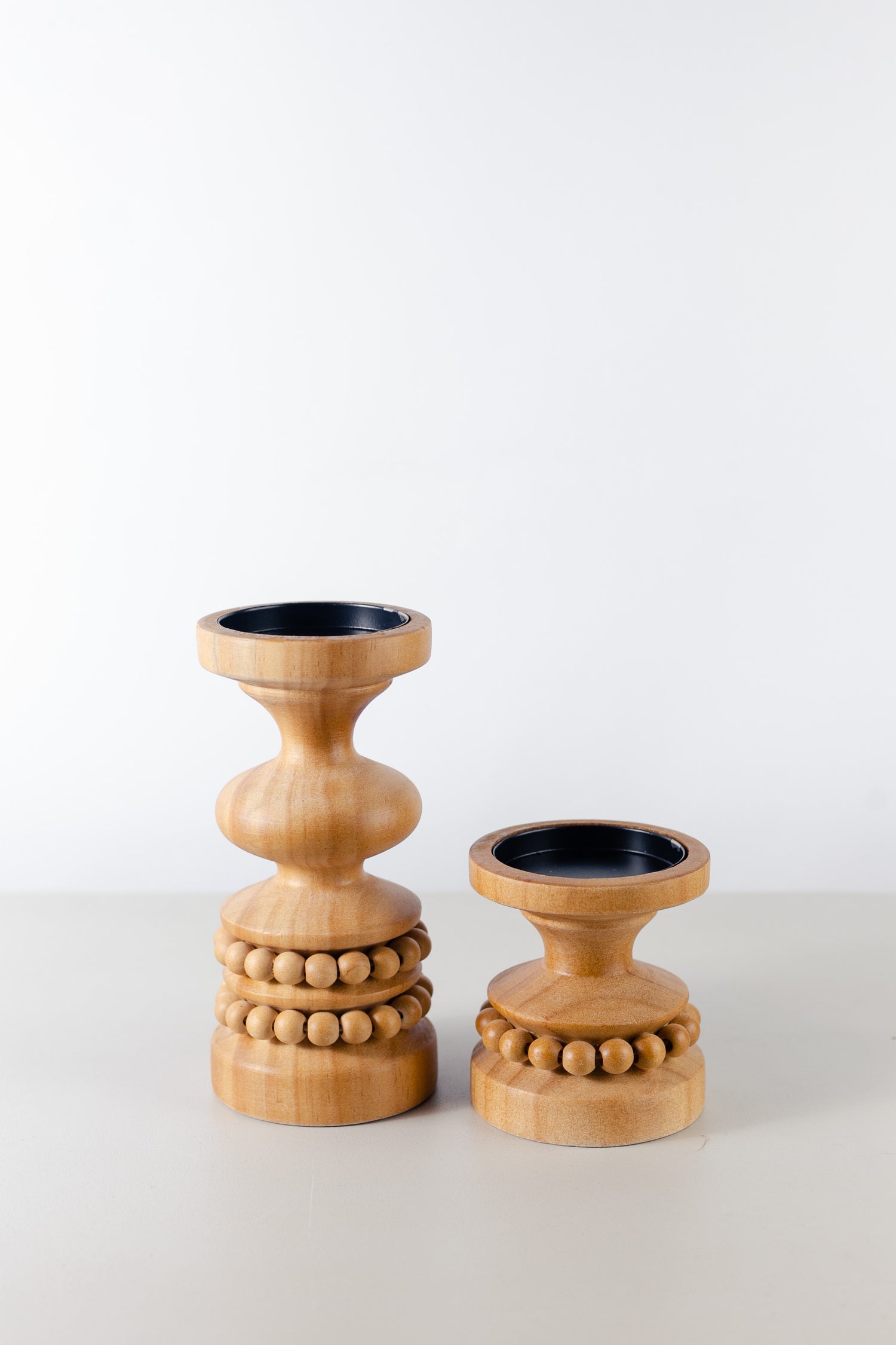 Candelabros Madera