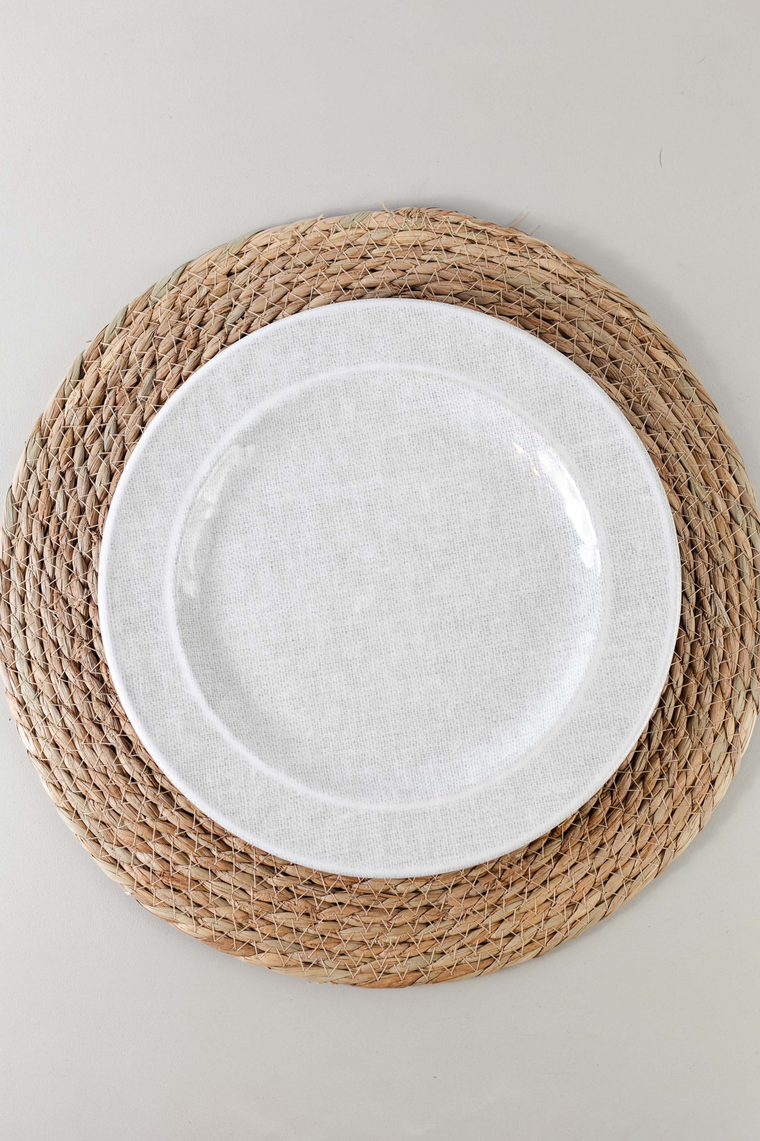 Platos Lino Melamina